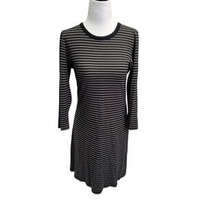 InWear Striped Black and Grey  Dress Size S